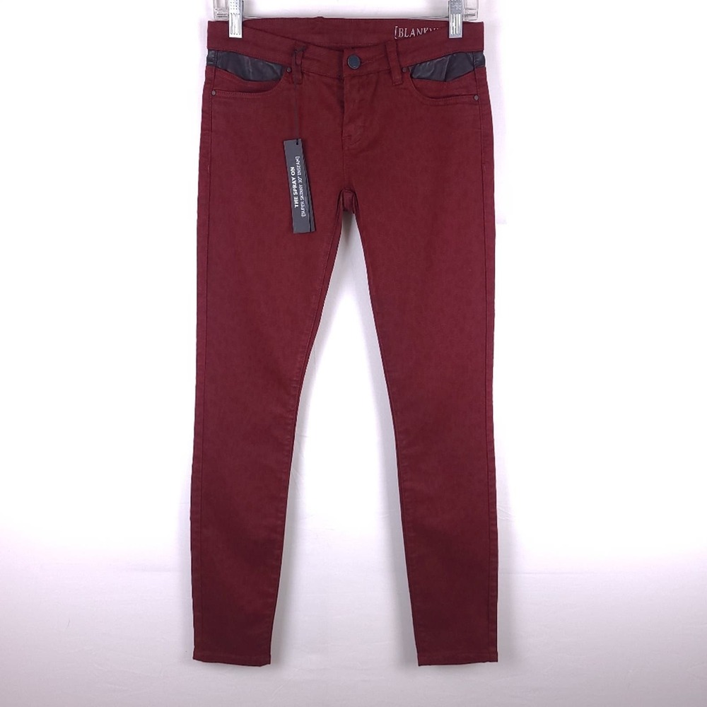BlankNYC Spray On Skinny Leopard Jeans Size 26